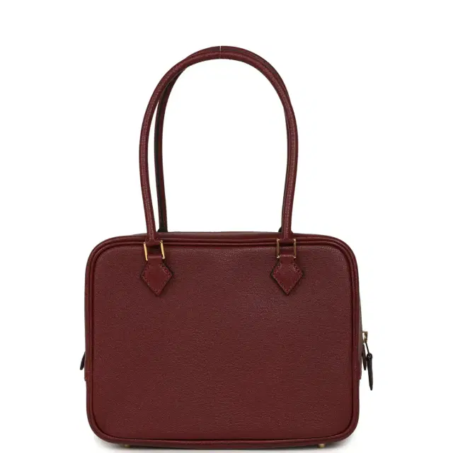 HERMÈS Hermes Mini Plume 21 Bag Rouge H Chèvre Gold Hardware
