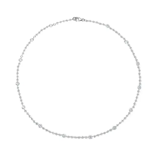 Stephanie Gottlieb Lola Lab Grown Drilled Diamond Necklace