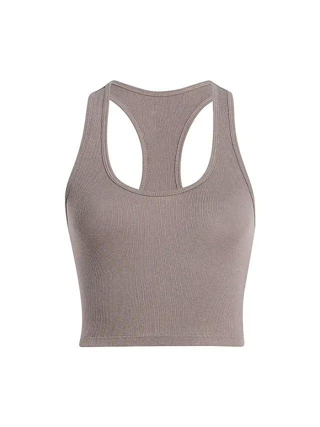 Commando Women's Better Than Basic Pima Cotton Crop Tank - Truffle