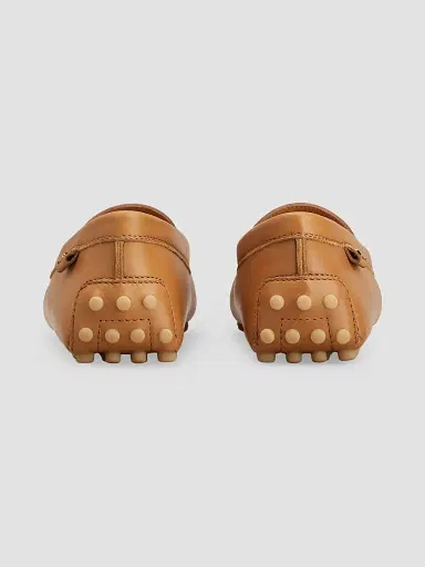 Tod's Women's Gommino Leather Loafers - Kenia Scuro | Thumbnail 4