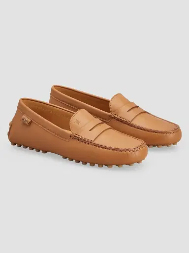 Tod's Women's Gommino Leather Loafers - Kenia Scuro | Thumbnail 7