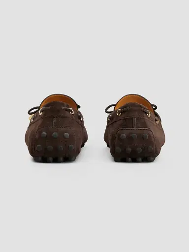 Tod's Women's Grommet Suede Driving Loafers - Palissandro - Size 11 | Thumbnail 2 Tod's Women's Grommet Suede Driving Loafers - Palissandro - Size 11 | Thumbnail 2