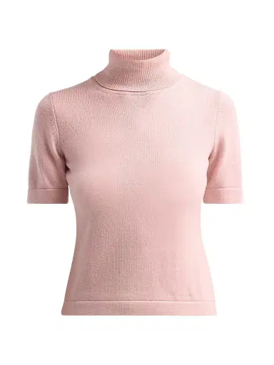 Oscar de la Renta Women's Turtleneck Wool Top | Thumbnail 1 Oscar de la Renta Women's Turtleneck Wool Top | Thumbnail 1