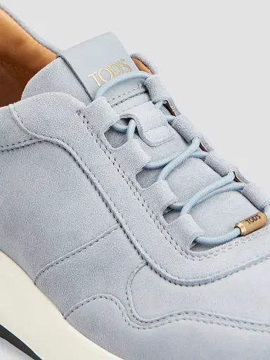 Tod's Women's Suede Low-Top Sneakers | Thumbnail 3 Tod's Women's Suede Low-Top Sneakers | Thumbnail 3