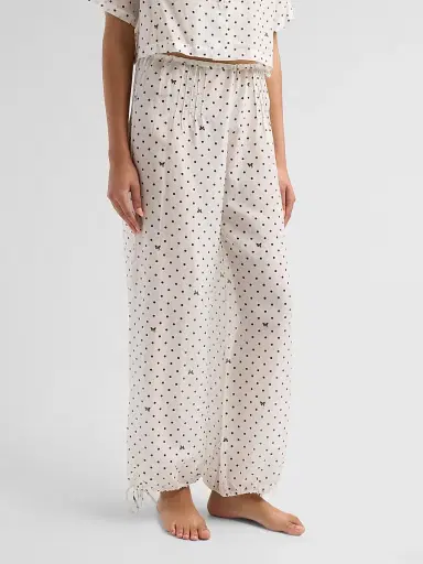 Kiki de Montparnasse Women's High Summer Kiki Point Pants - Ivory And Black | Thumbnail 4 Kiki de Montparnasse Women's High Summer Kiki Point Pants - Ivory And Black | Thumbnail 4