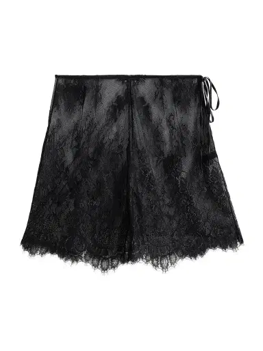 Kiki de Montparnasse Women's High Summer Sabine Lace Bermuda Shorts - Black - Size Large | Thumbnail 1 Kiki de Montparnasse Women's High Summer Sabine Lace Bermuda Shorts - Black - Size Large | Thumbnail 1