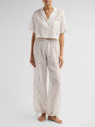 Kiki de Montparnasse Women's High Summer Kiki Point Oversized Crop Top | Thumbnail 2