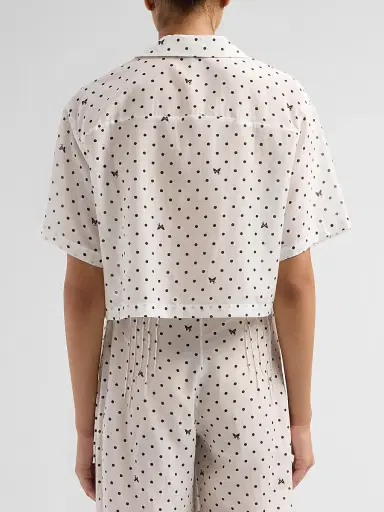 Kiki de Montparnasse Women's High Summer Kiki Point Oversized Crop Top | Thumbnail 3