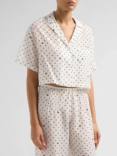 Kiki de Montparnasse Women's High Summer Kiki Point Oversized Crop Top | Thumbnail 4