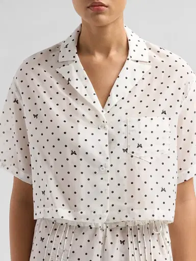 Kiki de Montparnasse Women's High Summer Kiki Point Oversized Crop Top | Thumbnail 5