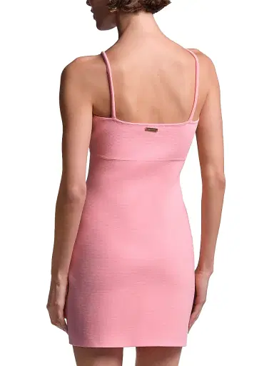 BCBGMAXAZRIA Women's Josette Keyhole-Neck Mini Dress - Candy Pink | Thumbnail 4