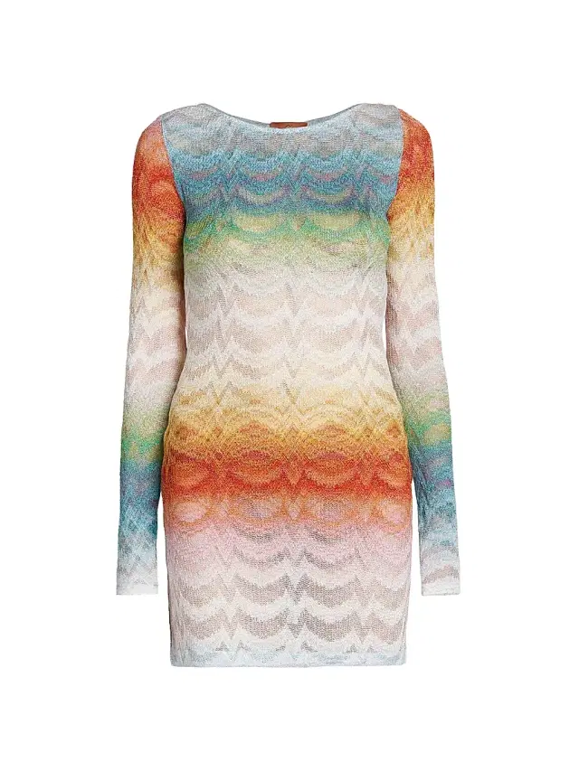 Missoni Women's Long-Sleeve Cover-Up Dress