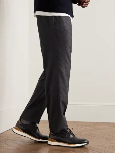 Berluti Fast Track Torino Leather and Shell Sneakers | Thumbnail 2 Berluti Fast Track Torino Leather and Shell Sneakers | Thumbnail 2