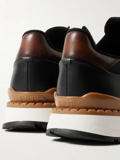 Berluti Fast Track Torino Leather and Shell Sneakers | Thumbnail 5 Berluti Fast Track Torino Leather and Shell Sneakers | Thumbnail 5