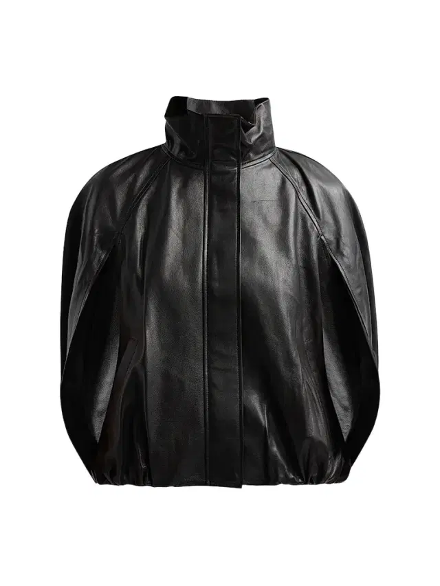 SIMKHAI Women's Jada Leather Cape Jacket - Black