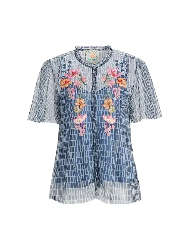 Johnny Was Women's Leandra Izumi Print Blouse - Izumi