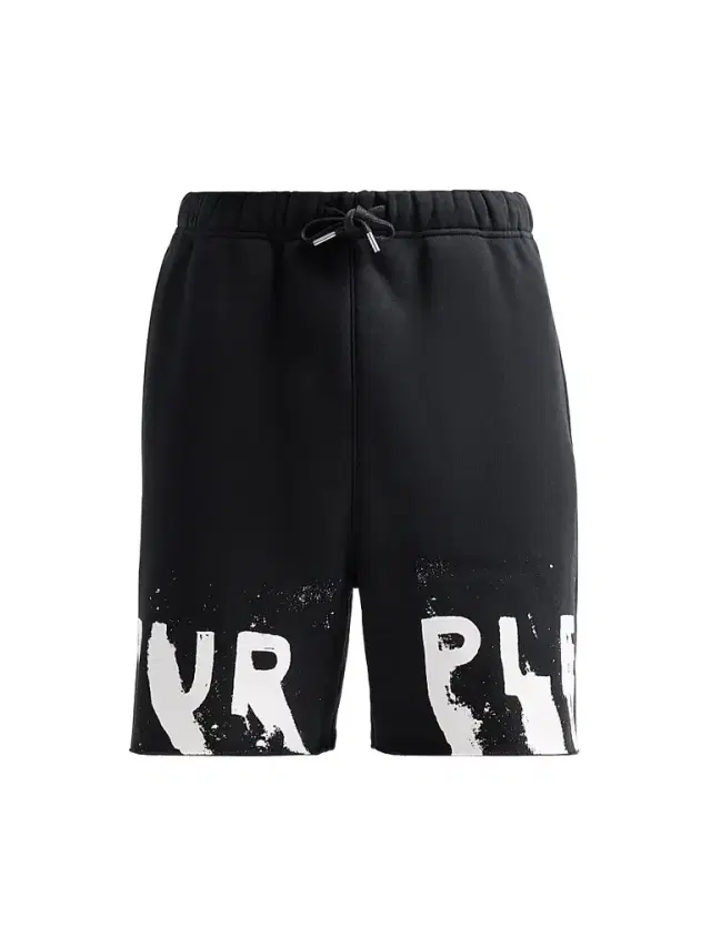 Purple Brand Men's Heavyweight Fleece Shorts - Black
