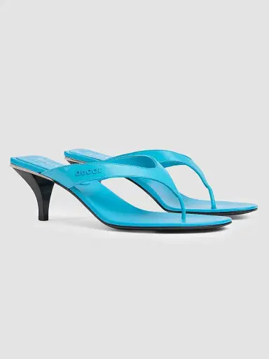 Gucci Women's Vittoria 55MM Leather Thong Sandals | Thumbnail 4 Gucci Women's Vittoria 55MM Leather Thong Sandals | Thumbnail 4