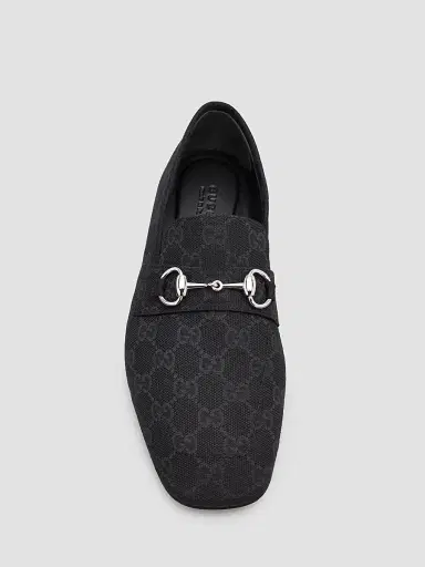 Gucci Women's Ragazzo GG Monogram Canvas Loafers | Thumbnail 4