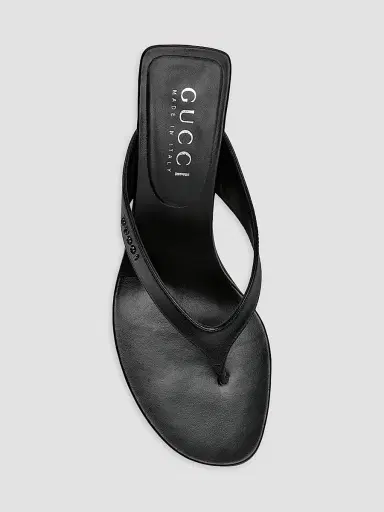 Gucci Women's Vittoria 55MM Leather Thong Sandals | Thumbnail 4 Gucci Women's Vittoria 55MM Leather Thong Sandals | Thumbnail 4