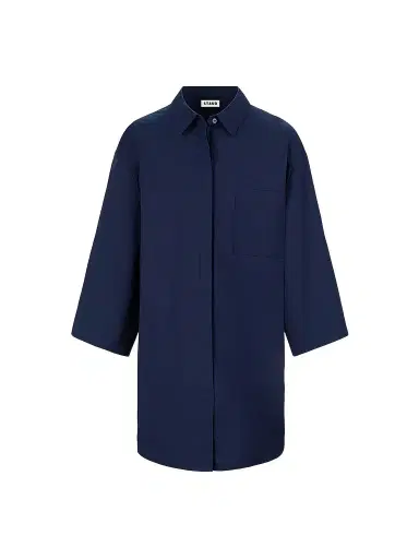 Staud Women's Nico Stretch Cotton Shirtdress - Navy - Size XL | Thumbnail 1 Staud Women's Nico Stretch Cotton Shirtdress - Navy - Size XL | Thumbnail 1