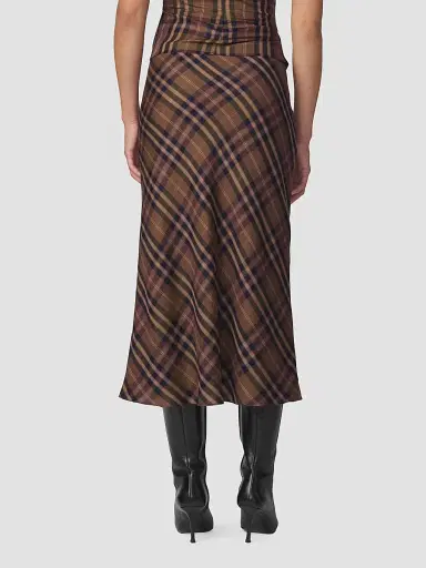 Joe's Jeans Women's The Ines Plaid Midi Skirt | Thumbnail 3 Joe's Jeans Women's The Ines Plaid Midi Skirt | Thumbnail 3