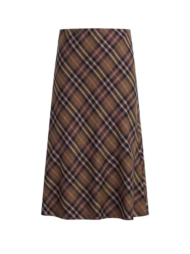 Joe's Jeans Women's The Ines Plaid Midi Skirt - Camel Plaid