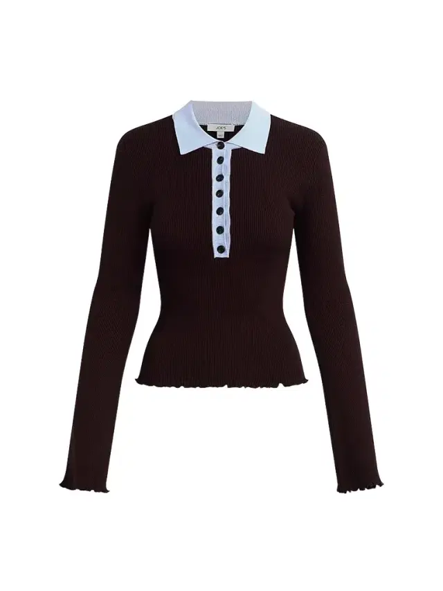 Joe's Jeans Women's The Riley Polo Sweater - Espresso