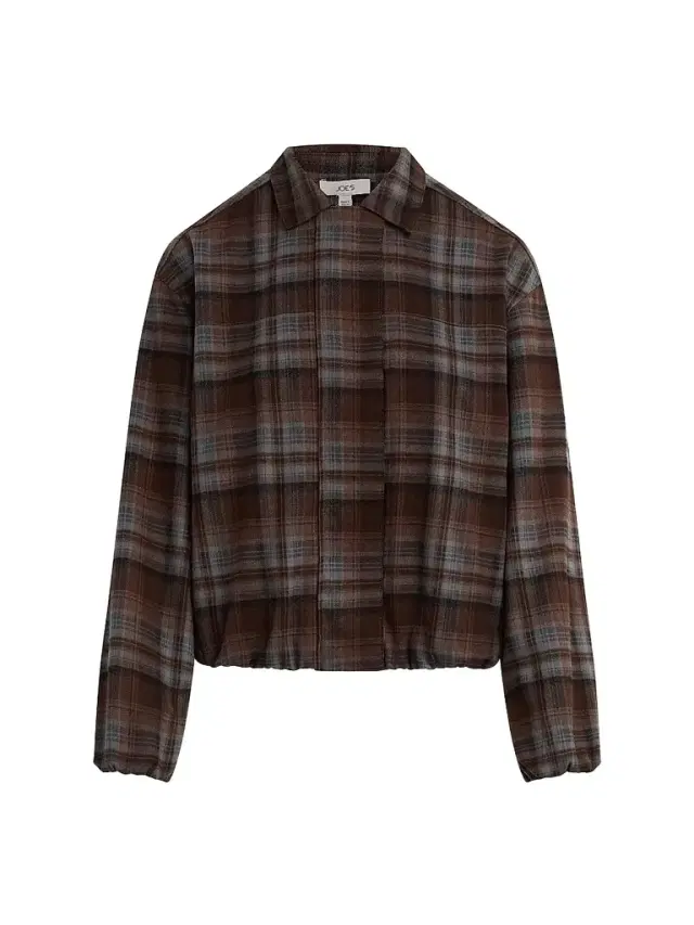 Joe's Jeans Women's The Bella Plaid Bomber Jacket - Brown Blue Plaid