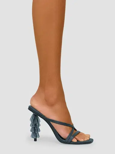 Cult Gaia Women's Sage 90MM Teardrop Heel Sandals - Sage Tide - Size 11 | Thumbnail 2 Cult Gaia Women's Sage 90MM Teardrop Heel Sandals - Sage Tide - Size 11 | Thumbnail 2