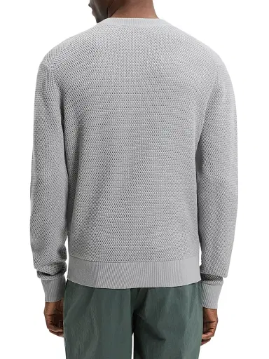 Theory Men's Myhlo Cotton Crewneck Sweater | Thumbnail 4 Theory Men's Myhlo Cotton Crewneck Sweater | Thumbnail 4