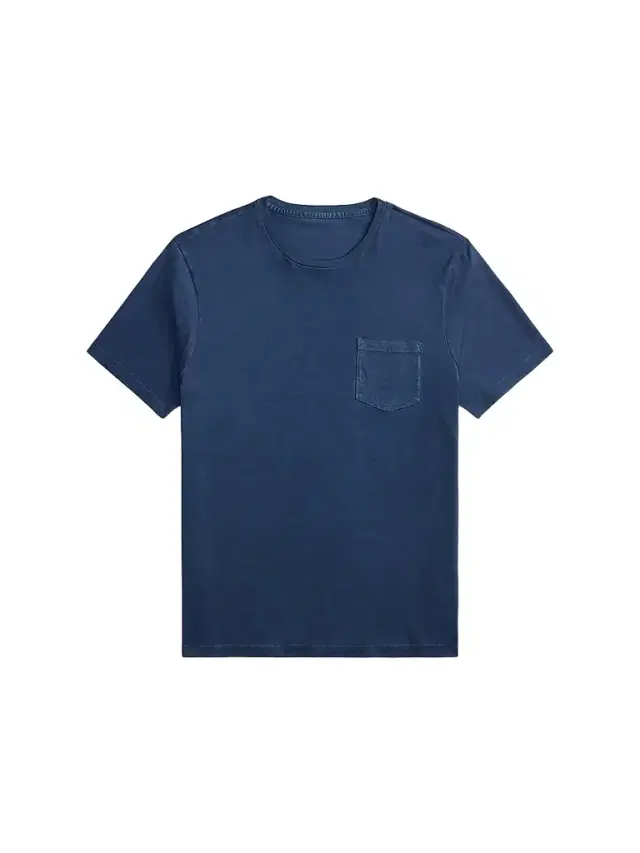 Ralph Lauren Purple Label Men's Garment-Dyed Cotton Pocket T-Shirt - Steel Blue