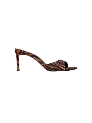Black Suede Studio Women's Freddie 70MM Pony Hair Mules | Thumbnail 1
