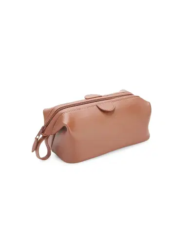 Royce New York Men's Royce New York Classic Toiletry Bag - Tan | Thumbnail 2