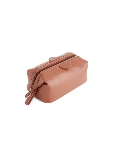 Royce New York Men's Royce New York Classic Toiletry Bag - Tan | Thumbnail 3