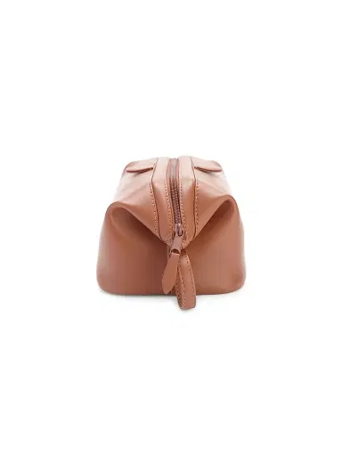 Royce New York Men's Royce New York Classic Toiletry Bag - Tan | Thumbnail 4