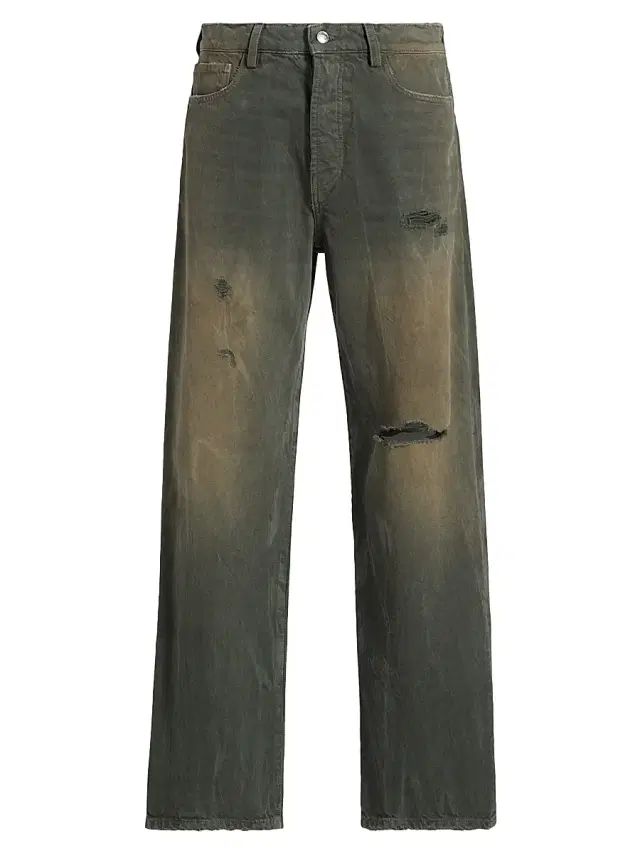 Nahmias Men's Baggy Denim Jeans - Forest Wash