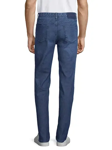 Brioni Men's Essential Boot Cut Fit Jeans - Navy | Thumbnail 3