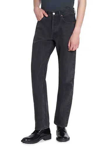 Saint Laurent Men's Baggy Jeans in Denim | Thumbnail 4 Saint Laurent Men's Baggy Jeans in Denim | Thumbnail 4