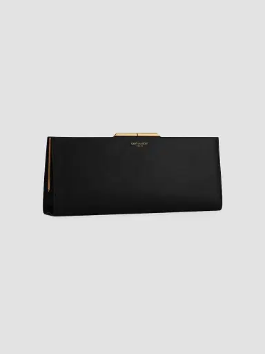 Saint Laurent Women's Midnight Small Clutch in Smooth Leather | Thumbnail 3 Saint Laurent Women's Midnight Small Clutch in Smooth Leather | Thumbnail 3