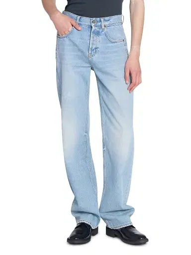 Saint Laurent Men's Baggy Jeans in Denim | Thumbnail 3 Saint Laurent Men's Baggy Jeans in Denim | Thumbnail 3