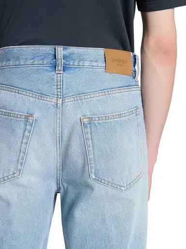Saint Laurent Men's Baggy Jeans in Denim | Thumbnail 6 Saint Laurent Men's Baggy Jeans in Denim | Thumbnail 6