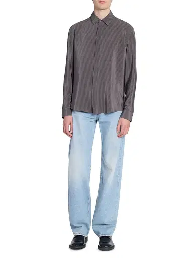 Saint Laurent Men's Baggy Jeans in Denim | Thumbnail 7 Saint Laurent Men's Baggy Jeans in Denim | Thumbnail 7