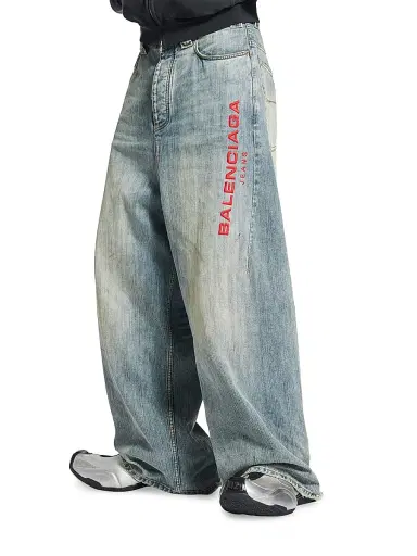Balenciaga Men's Baggy Jeans - Pink - Size Large | Thumbnail 5 Balenciaga Men's Baggy Jeans - Pink - Size Large | Thumbnail 5