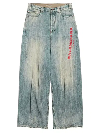 Balenciaga Men's Baggy Jeans - Pink - Size Large | Thumbnail 1 Balenciaga Men's Baggy Jeans - Pink - Size Large | Thumbnail 1