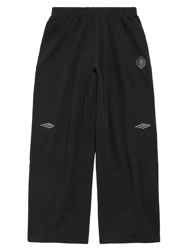 Balenciaga Men's 3B Football Baggy Sweatpants - Black Anthracite