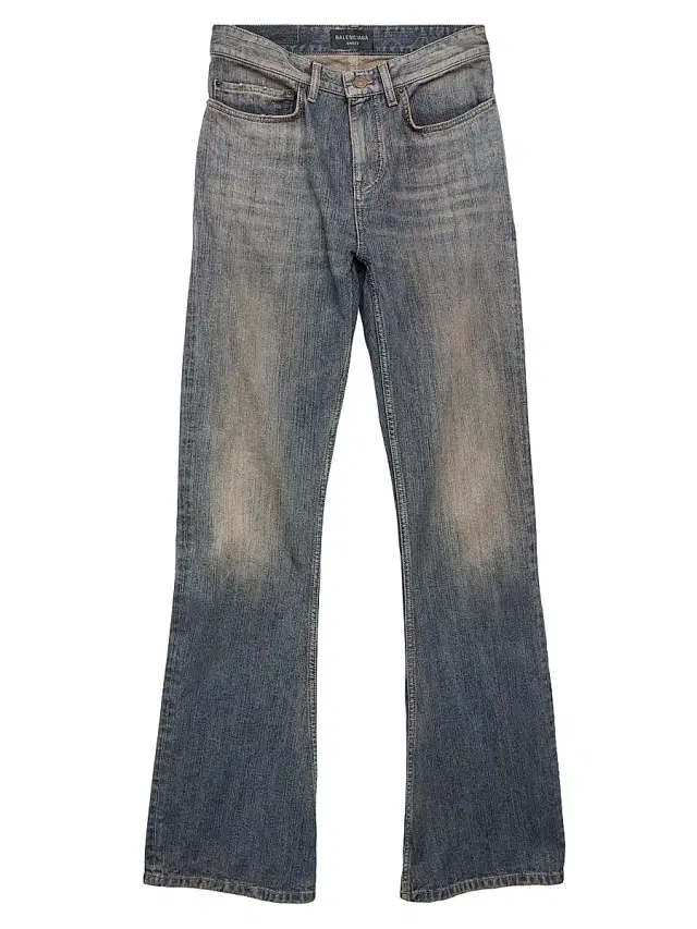 Balenciaga Women's Bootcut Jeans - Grey Faded