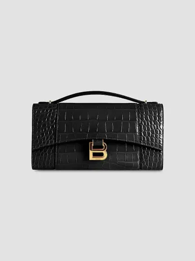 Balenciaga Women's Hourglass Pochette with Chain | Thumbnail 5