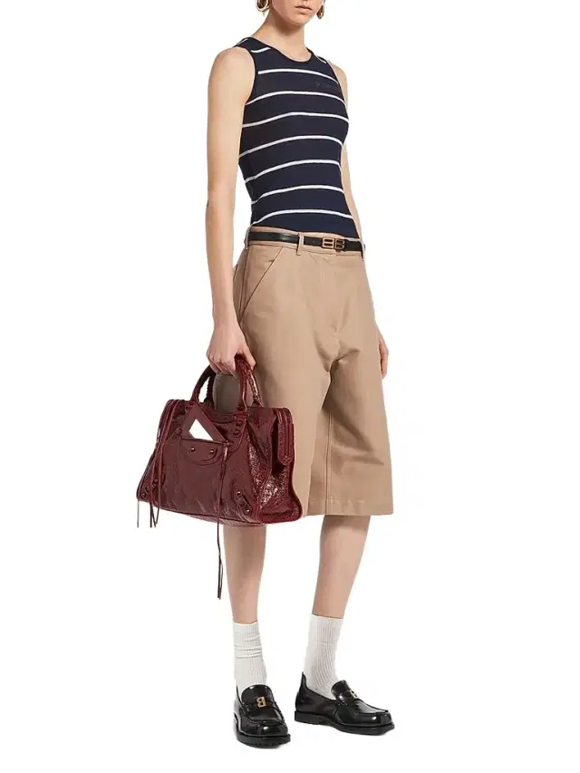 Balenciaga Women's Le City East West Bag - Berry Red