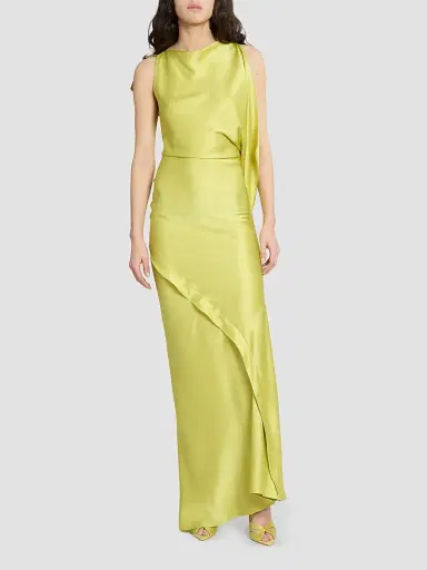 Victoria Beckham Women's Kyra Sleeveless Draped Gown | Thumbnail 2 Victoria Beckham Women's Kyra Sleeveless Draped Gown | Thumbnail 2